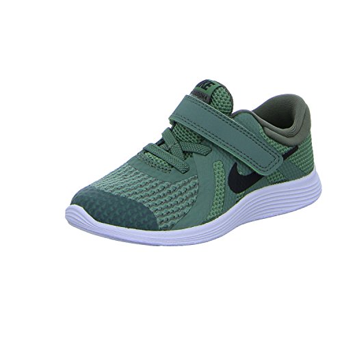 Nike Performance Revolution 4 (TDV) - Zapatillas neutras para bebé, color verde y negro, color, talla 21 EU
