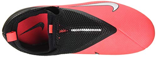 Nike Phantom Vision 2 Academy DF AG, Zapatillas de Fútbol Unisex Adulto, Rojo (Laser Crimson/Metallic Silver/606), 36.5 EU