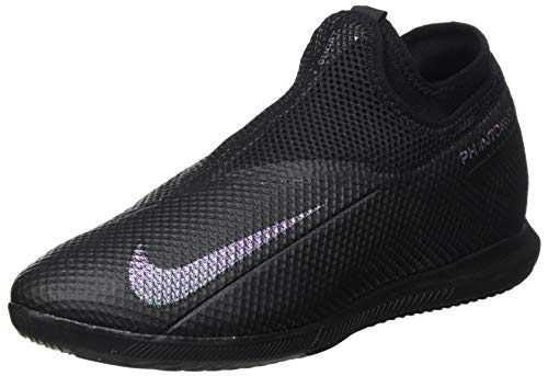 Nike Phantom Vision Academy Dynamic Fit IC, Botas de fútbol Unisex Adulto, Multicolor Black Black Volt 7, 44 EU