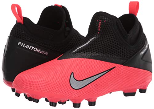 Nike Phantom VSN 2 Academy DF FG/MG, Botas de fútbol Unisex Adulto, Color Rojo metálico Plateado 606, 37.5 EU
