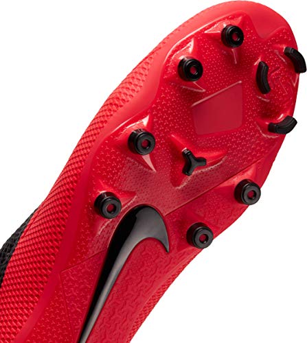 Nike Phantom VSN 2 Academy DF FG/MG, Botas de fútbol Unisex Adulto, Color Rojo metálico Plateado 606, 43 EU