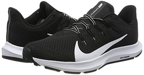 Nike Quest 2, Zapatillas de Running para Asfalto Hombre, Multicolor (Black/White 002), 43 EU