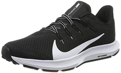 Nike Quest 2, Zapatillas de Running para Asfalto Hombre, Multicolor (Black/White 002), 43 EU