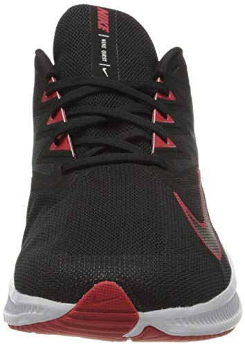 Nike Quest 3, Running Shoe Hombre, Black/University Red-White, 41 EU