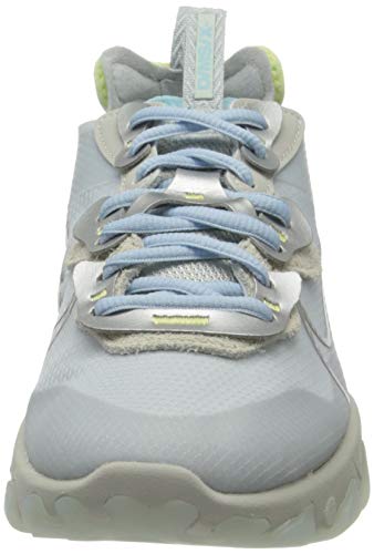 Nike React Vision W, Zapatillas para Correr Mujer, Celestine Blue Light Silver Light Bone Metallic Platinum, 38 EU