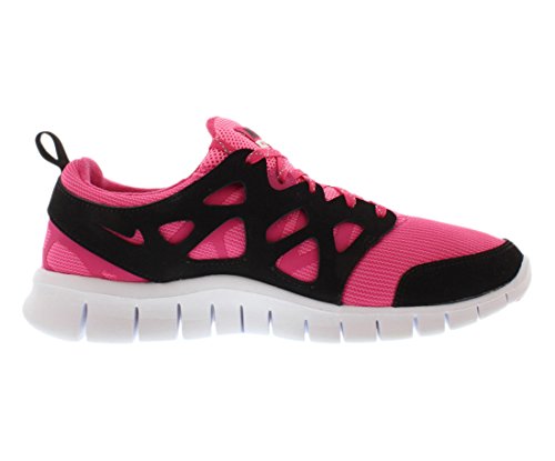 Nike Schuhe Free Run 2 LE (GS) Vivid Pink-White-Pink Glow-Black (644404-600) 36,5 Pink
