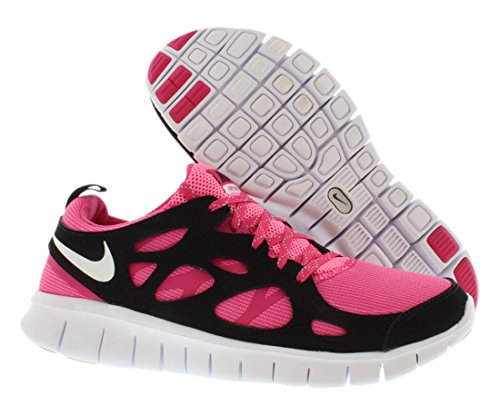Nike Schuhe Free Run 2 LE (GS) Vivid Pink-White-Pink Glow-Black (644404-600) 36,5 Pink