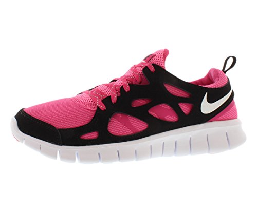 Nike Schuhe Free Run 2 LE (GS) Vivid Pink-White-Pink Glow-Black (644404-600) 36,5 Pink