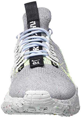 Nike Space Hippie 01, Zapatillas Deportivas Hombre, Grey Volt Glow Photon Dust, 41 EU