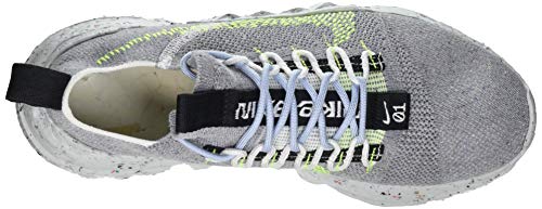 Nike Space Hippie 01, Zapatillas Deportivas Hombre, Grey Volt Glow Photon Dust, 41 EU