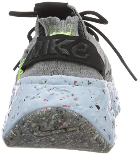Nike Space Hippie 04, Zapatillas Deportivas Mujer, Grey Volt Black Dk Smoke Grey, 36 EU