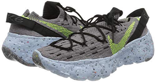 Nike Space Hippie 04, Zapatillas para Correr Hombre, Wolf Grey Volt Black Dark Smoke Grey, 42 EU