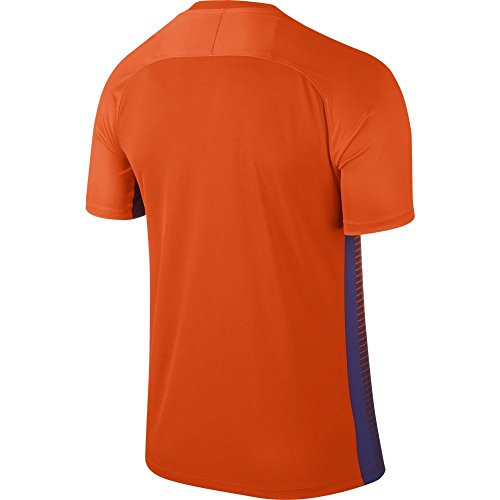 NIKE SS Segment IV JSY Camiseta de Manga Corta, Hombre, Naranja (Safety Orange/Court Purple/Black), S