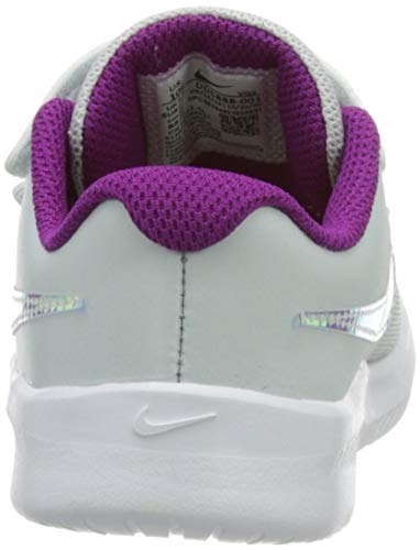 Nike Star Runner 2 Power (TDV), Zapatillas para Correr Niñas, Pure Platinum Multi Color Barely Volt Red Plum White, 27 EU