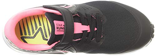 Nike Star Runner 2 (PSV), Zapatillas de Running, Negro (Black/Sunset Pulse/Black/White 002), 35 EU