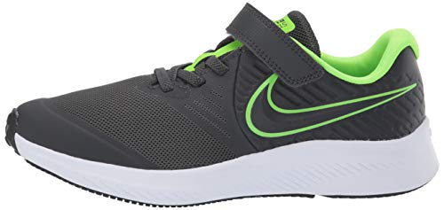 Nike Star Runner 2 (PSV), Zapatillas, Gris (Anthracite/Electric Green/White 004), 32 EU