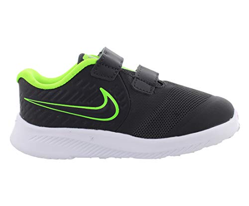 Nike Star Runner 2 (TDV), Zapatillas de Gimnasia Unisex bebé, Negro (Anthracite/Electric Green/White 004), 23.5 EU
