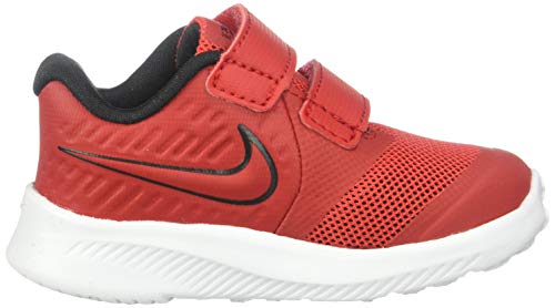 Nike Star Runner 2, Zapatillas de Atletismo Niños, Multicolor (University Red/Black/Volt 600), 27 EU