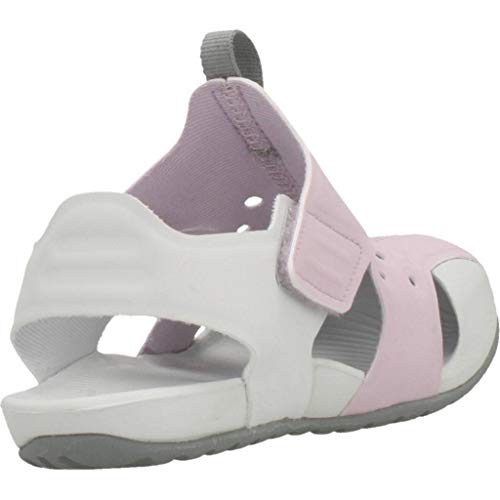 Nike Sunray Protect 2, Walking Shoe Boys, Lila Helado/Partícula Gris/Polvo Fotón, 33.5 EU