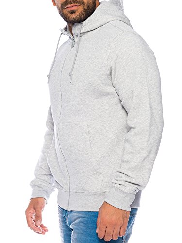 Nike Team Club Fz Hoody - Sudadera con capucha para hombre, color Gris (Grey Heather/Football White), talla M