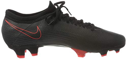 Nike Vapor 13 Pro FG, Football Shoe Unisex Adulto, Black/Black-Dark Smoke Grey, 46 EU