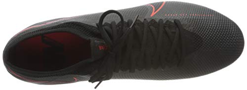 Nike Vapor 13 Pro FG, Football Shoe Unisex Adulto, Black/Black-Dark Smoke Grey, 46 EU