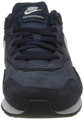 Nike Venture Runner Suede, Zapatillas para Correr Mujer, Obsidian White Obsidian, 45 EU