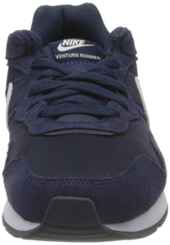 NIKE Venture Runner, Zapatillas Hombre, Azul (Midnight Navy/Midnight Navy/White), 47.5 EU