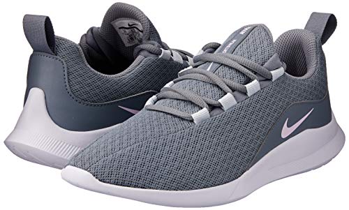 Nike Viale (GS), Zapatillas de Atletismo Mujer, Multicolor (Cool Grey/Pink Foam/Pure Platinum/White 003), 35.5 EU