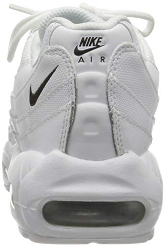 Nike W Air MAX 95, Zapatillas para Correr Mujer, White Black White, 36.5 EU
