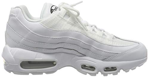 Nike W Air MAX 95, Zapatillas para Correr Mujer, White Black White, 36.5 EU