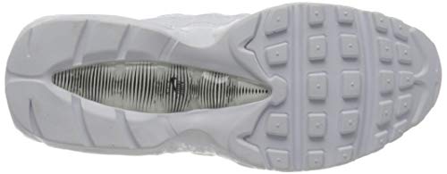 Nike W Air MAX 95, Zapatillas para Correr Mujer, White Black White, 38.5 EU