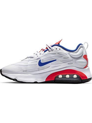 Nike W Air MAX EXOSENSE, Zapatillas para Correr Mujer, White Racer Blue Flash Crimson Mtlc Silver Black, 42 EU