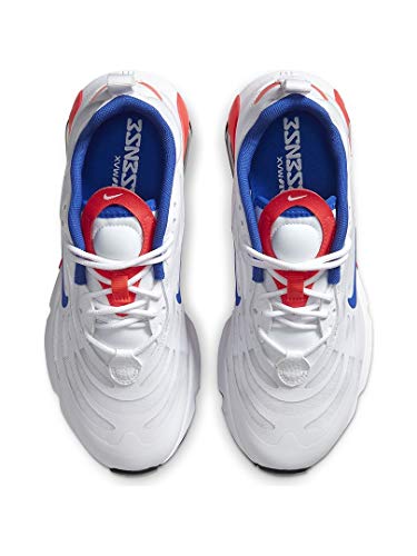 Nike W Air MAX EXOSENSE, Zapatillas para Correr Mujer, White Racer Blue Flash Crimson Mtlc Silver Black, 42 EU