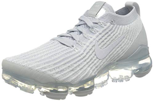 Nike W Air Vapormax Flyknit 3, Zapatillas de Atletismo Mujer, Blanco (White/White/Pure Platinum 000), 38 EU