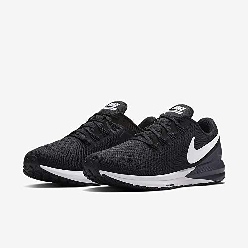 Nike W Air Zoom Structure 22, Zapatillas de Running Mujer, Negro (Black/White/Gridiron 002), 40 EU