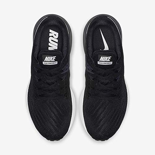 Nike W Air Zoom Structure 22, Zapatillas de Running Mujer, Negro (Black/White/Gridiron 002), 40 EU