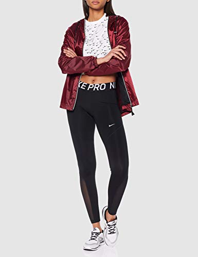 NIKE W NP Tight Sport Trousers, Mujer, Black/White, XL