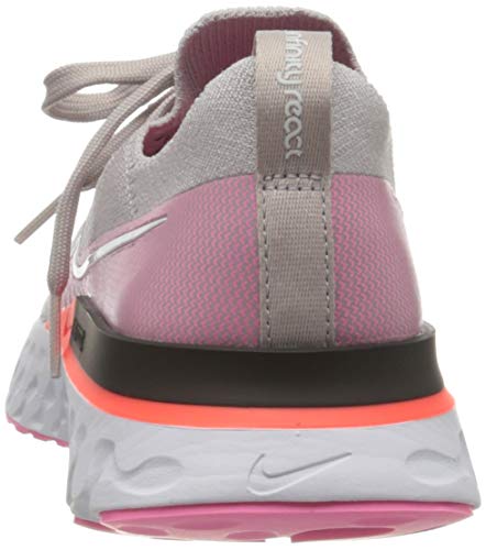 Nike W React Infinity Run FK, Zapatillas para Correr Mujer, Violet Ash White Pink Glow BRT Crimson Black, 38.5 EU