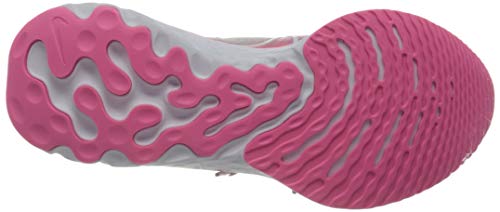 Nike W React Infinity Run FK, Zapatillas para Correr Mujer, Violet Ash White Pink Glow BRT Crimson Black, 38.5 EU