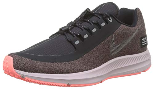 Nike W Zm Winflo 5 Run Shield, Zapatillas de Running Mujer, Morado (Smokey Mauve/Mtlc Silver/Oil Grey/Particle Rose/Black 200), 36 EU