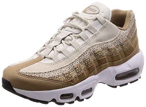 Nike Wmns Air MAX 95 PRM, Zapatillas de Deporte Mujer, Multicolor (Canteen/Canteen/Light Bone/Black 201), 37.5 EU