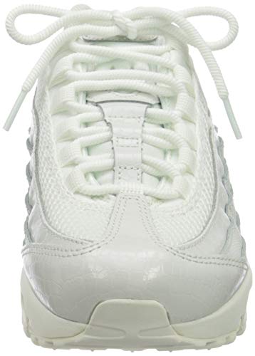 Nike Wmns Air MAX 95 PRM, Zapatillas Mujer, Blanco (Summit White/Vast Grey/Summit White 102), 38.5 EU