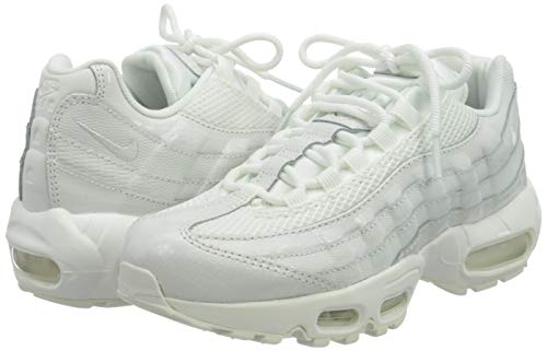Nike Wmns Air MAX 95 PRM, Zapatillas Mujer, Blanco (Summit White/Vast Grey/Summit White 102), 38.5 EU