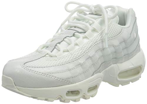 Nike Wmns Air MAX 95 PRM, Zapatillas Mujer, Blanco (Summit White/Vast Grey/Summit White 102), 38.5 EU