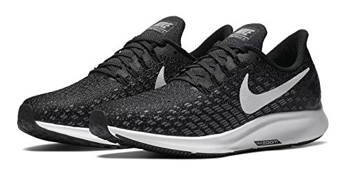Nike Wmns Air Zoom Pegasus 35, Zapatillas de Running Unisex Adulto, Negro (Black/White-Gunsmoke-Oil Grey 001), 37.5 EU