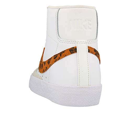 Nike WMNS Blazer Mid '77 SE - Chaqueta para mujer, diseño de leopardo, color blanco, blanco y blanco, color Blanco, talla 41 EU