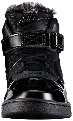 Nike Wmns Ebernon Mid Prem, Zapatos de Baloncesto Mujer, Negro (Black/Black 001), 38.5 EU