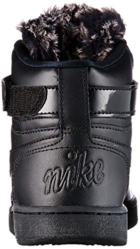Nike Wmns Ebernon Mid Prem, Zapatos de Baloncesto Mujer, Negro (Black/Black 001), 38.5 EU