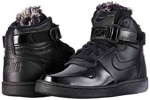 Nike Wmns Ebernon Mid Prem, Zapatos de Baloncesto Mujer, Negro (Black/Black 001), 38.5 EU